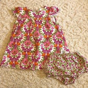 Vera Bradley Baby | Floral 6-9 month old dress and bloomer